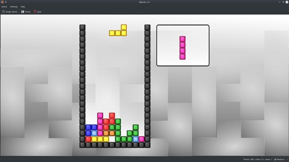 KBlocks screenshot 2