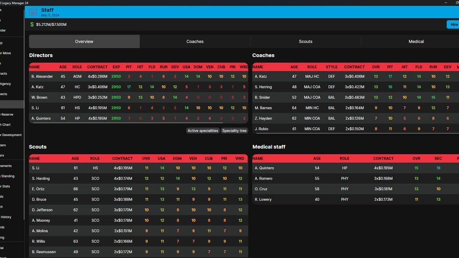 Baseball Legacy Manager 24 screenshot 2