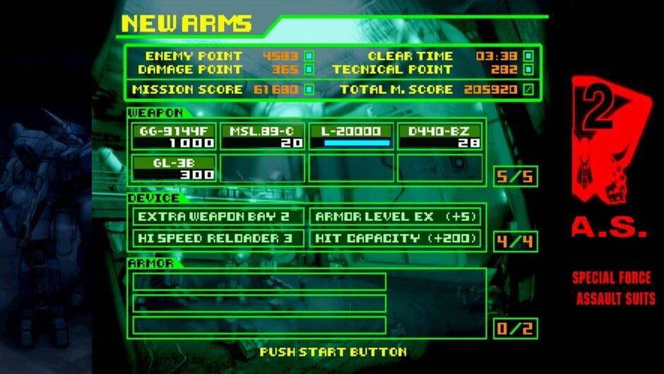 Assault Suit Leynos 2: Saturn Tribute screenshot 2