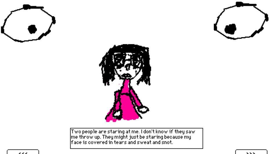 Self-Portrait, Vomit on Concrete screenshot 3