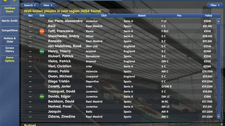 Championship Manager: Season 03/04 screenshot 2
