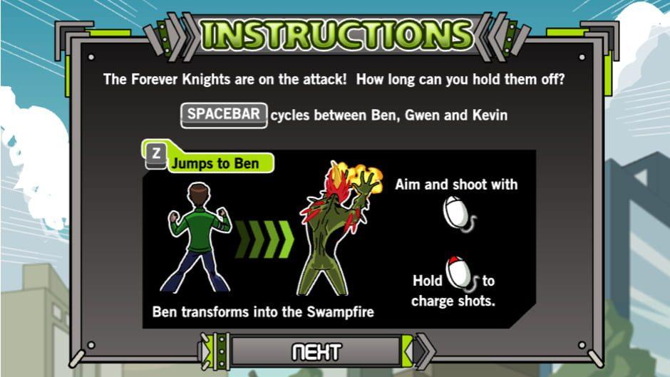Ben 10 Alien Force: Forever Defense screenshot 1