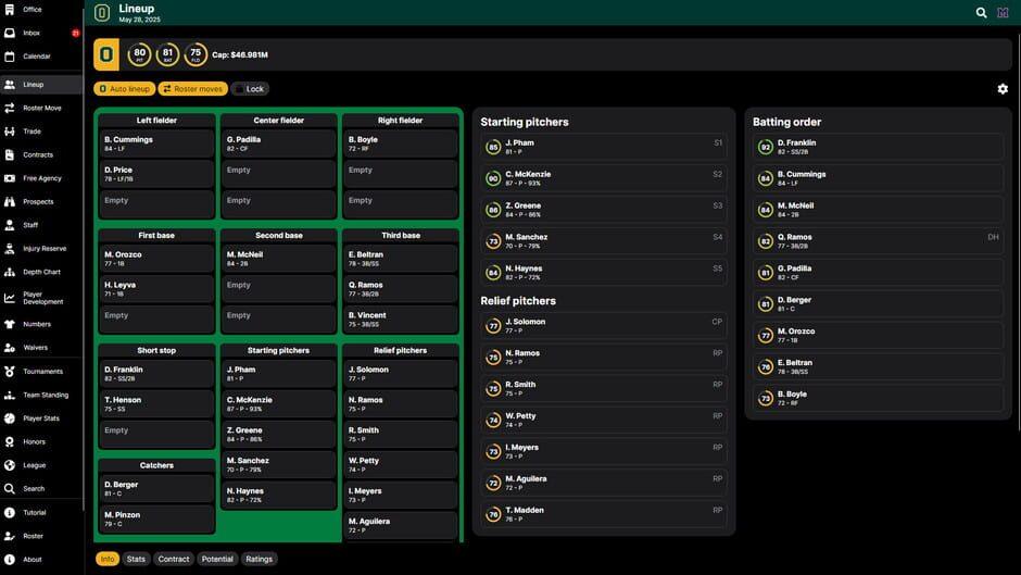 Baseball Legacy Manager 25 screenshot 4