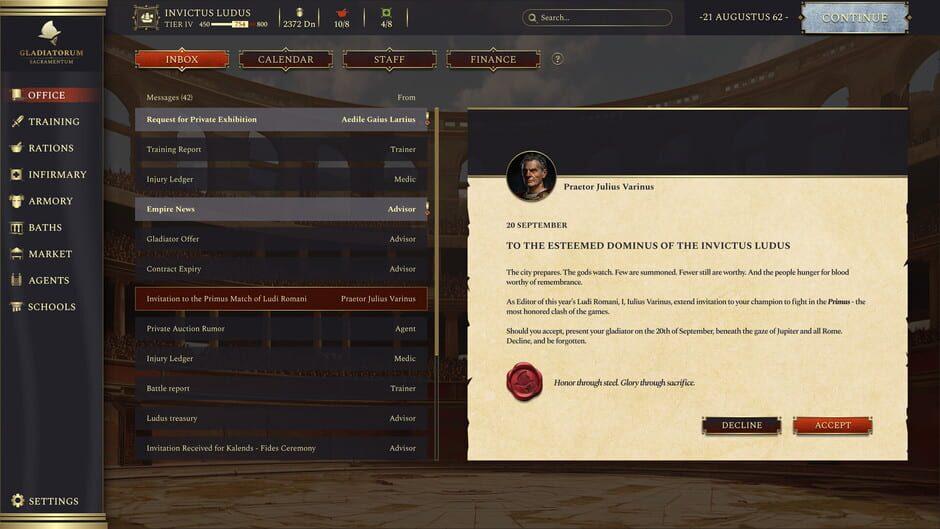 Gladiatorum: Sacramentum screenshot 3