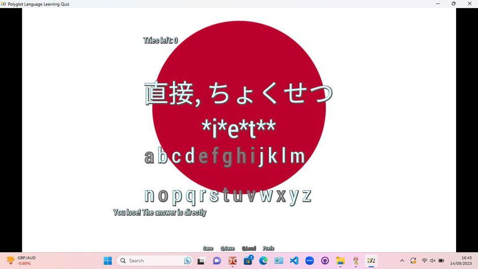 Polyglot Language Learning Quiz screenshot 2