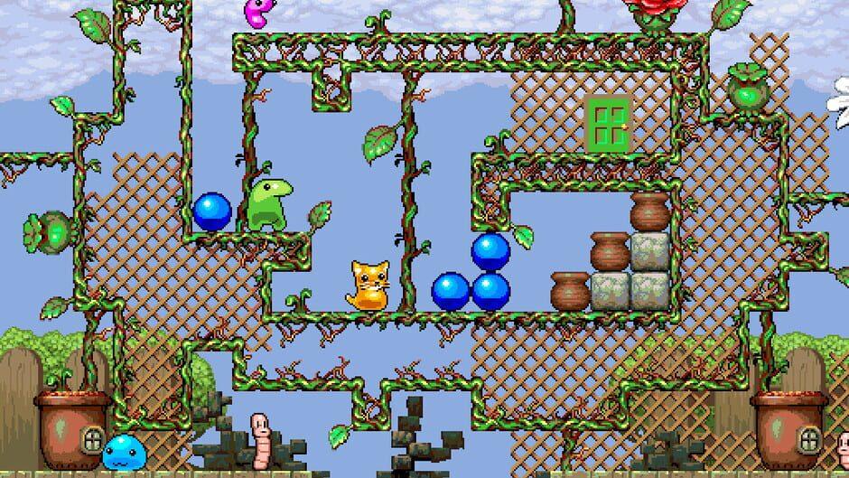 Kitty Kitty Boing Boing: the Happy Adventure in Puzzle Garden! screenshot 2