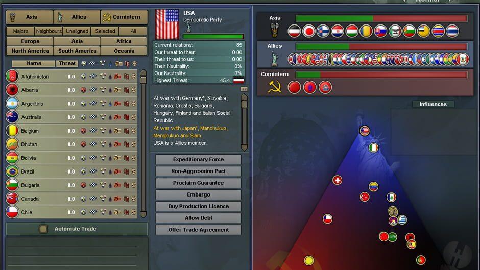Hearts of Iron III screenshot 1