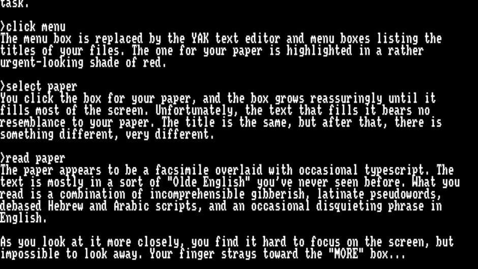 The Lurking Horror screenshot 1